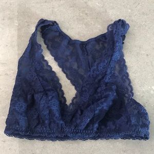 Victoria's Secret dark blue bralette size medium